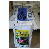 Kleen Sweep (2) and Absorbant.