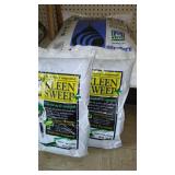 Kleen Sweep (2) and Absorbant.