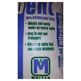 Kleen Sweep (2) and Absorbant.