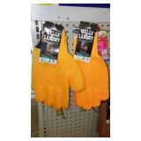 Cotton, Jersey, Gripper Gloves (5) Large.