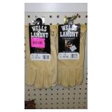 Wells Lamont Pigskin leather gloves (2) Large.
