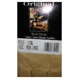 Wells Lamont Leather Gloves (2), Large.