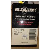 Cowhide and Pigskin Leather Gloves, (2) Xlg.