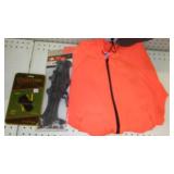 Safety Zip-up Hoodie (lrg), Arm Guard, Multi-tool.