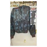 Camo Zip-up Hoodie (M), Arm Guard, Multi-tool.