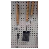 BBQ Utensils (5) and Fire Starter.