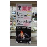 BBQ Utensils (5) and Fire Starter.