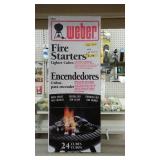 BBQ Utensils, lighter and Fire Starter.