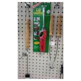 BBQ Utensils, lighter and Fire Starter.