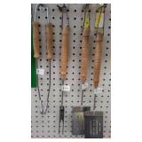 BBQ Utensils, lighter and Fire Starter.