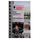 BBQ Utensil Set and Fire Starter.