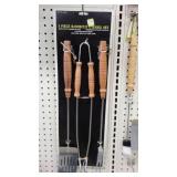 BBQ Utensil Set and Fire Starter.