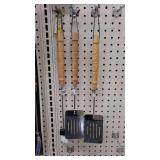 BBQ Utensil Set and Fire Starter.