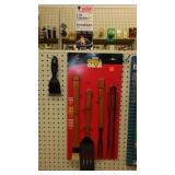BBQ Utensil Set and Fire Starter.