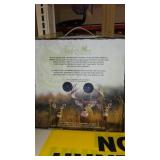 No Hunting Signs (10) and Wildlife Clock.