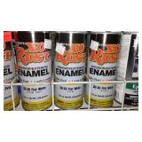 Spray Paint Cans (12), Assorted Brands White.