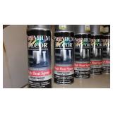 Spray Paint Cans (10), Qt. (1) High Heat