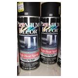 Spray Paint Cans (10), Qt. (1) High Heat