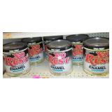 Paint Cans (6) Gal.  X-O Rust, Blue.