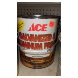 Paint Cans (5) Gal. X-O Rust, Gray.