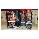 Paint Indoor Outdoor Rust Stop. 1 gal. Cans (2).