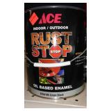 Paint Indoor Outdoor Rust Stop. 1 gal. Cans (2).