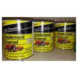 Implement Enamel Farm Paint.  Qts. (3) Cans (2).