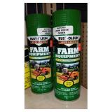 Implement Enamel Farm Paint.  Qts. (3) Cans (2).