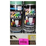 Spray Paint cans (13) Premium Décor, GREENS.