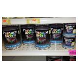 Paint Cans (2), Qt. (4) Premium Decor Deep Burgundy.