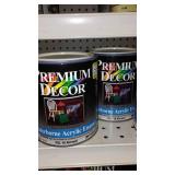 Paint Cans Qt. (6) Assorted Brands, Almond.