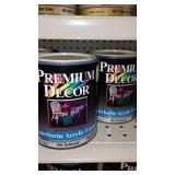 Paint Cans Qt. (6) Assorted Brands, Almond.