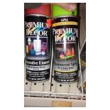 Spray Paint (11) Premium Décor, Fluorescents.