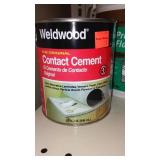 Floor Adhesive (2) gals, Contact cement.