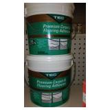 Floor Adhesive (2) gals, Contact cement.