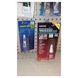 Glue Assortment. Super Glue, Rubber Sealant, Wood.  See Pics.