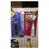 Glue Assortment. Super Glue, Rubber Sealant, Wood.  See Pics.