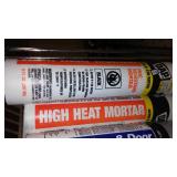 Caulking Assortment (9) and Gun. Dap, GE.