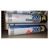 Caulking Assortment (11) and Gun. Dap, PL.