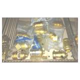 Light Socket Replacement Shells (22), Gold Tone.