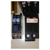 Breakers (10) Single and Double Poles.