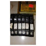 Breakers (10) Single and Double Poles.