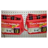 Window Insulation Kit (4) Rope Caulk, Weather Strip, Seal and More.