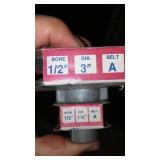 Chicago Die Cast Pulleys (5) ½ - ¾ in. Bore.