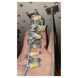 Wire/rope Clamps, Small Pulleys (4), Open end Links.