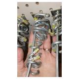 Wire/rope Clamps, Small Pulleys (4), Open end Links.