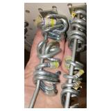 Wire/rope Clamps, Small Pulleys (4), Open end Links.