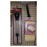 Vehicle Accessory Lot. Ball, Grease gun, Testers, Reflectors and More.