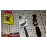 Vehicle Accessory Lot. Ball, Grease gun, Testers, Reflectors and More.