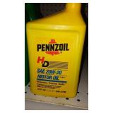 Quaker State 5W-30 Oil (9  1 qt bottles) Pennzoil 20W-20 (3).